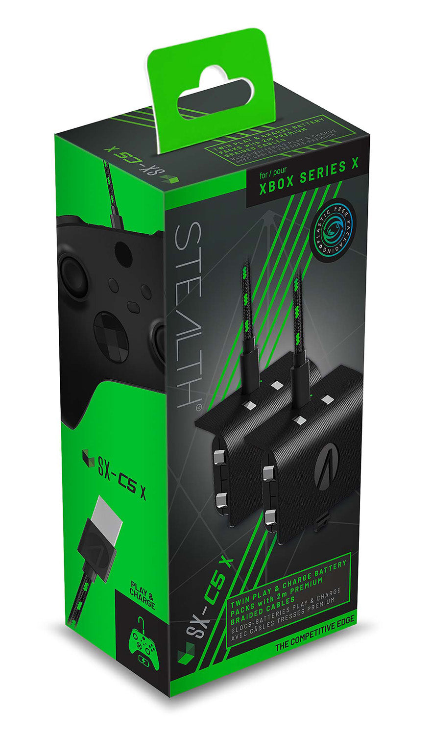 STEALTH SX-C5X Twin Play & Charge Battery Packs - Black - Console Accessories by ABP Technology The Chelsea Gamer