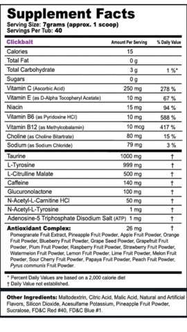 G Fuel - Clickbait Tub - merchandise by G Fuel The Chelsea Gamer