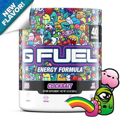 G Fuel - Clickbait Tub - merchandise by G Fuel The Chelsea Gamer