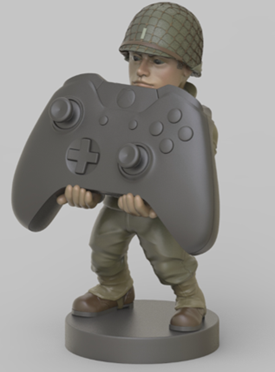 Cable Guy Collectable Device Holder - COD Red Daniels - Console Accessories by Exquisite Gaming The Chelsea Gamer