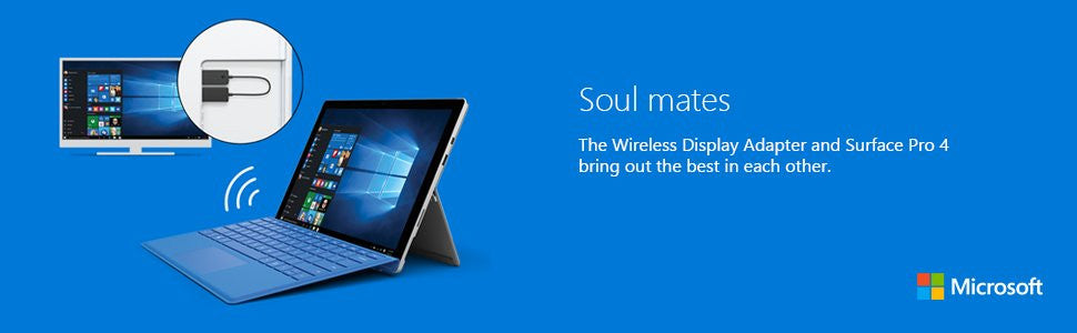 Microsoft Wireless Display V2 Adapter - Black - Cables by Microsoft The Chelsea Gamer