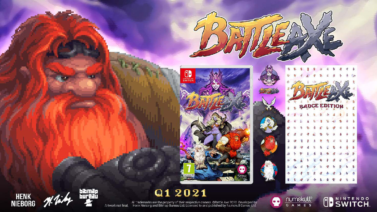 Battle Axe - Badge Edition - Nintendo Switch - Video Games by Numskull Games The Chelsea Gamer