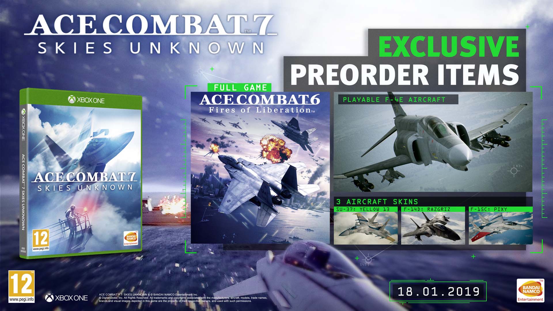 Ace Combat 7 Skies - Xbox One - Video Games by Bandai Namco Entertainment The Chelsea Gamer