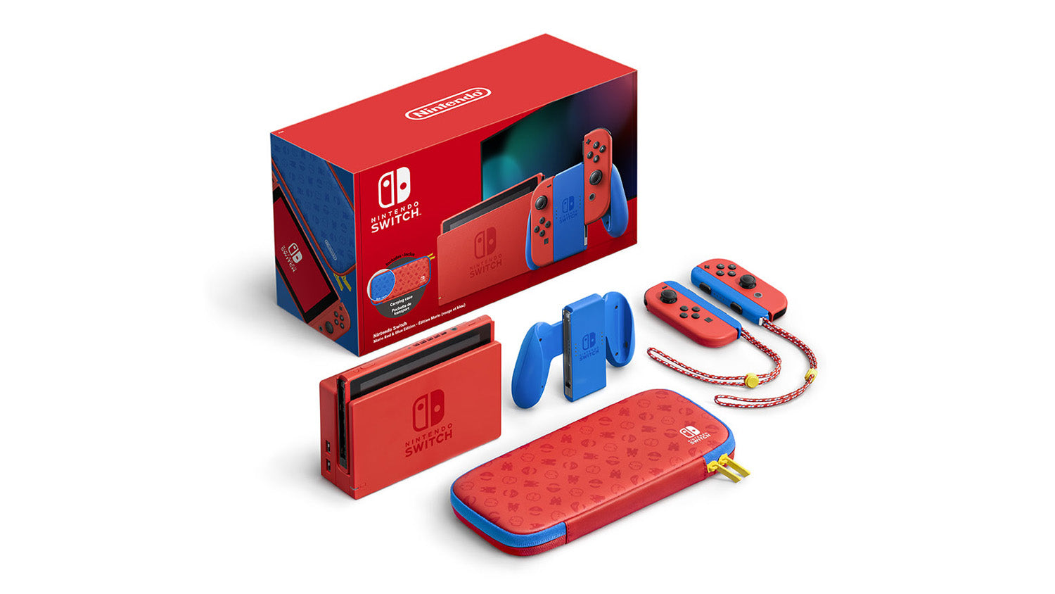 Nintendo Switch: Mario Red & Blue Edition - Console pack by Nintendo The Chelsea Gamer
