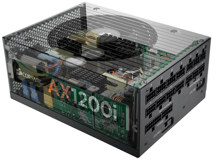 Corsair AX1200i Digital ATX Power Supply — 1200 Watt 80 PLUS® Platinum Certified Fully-Modular PSU - Core Components by Corsair The Chelsea Gamer