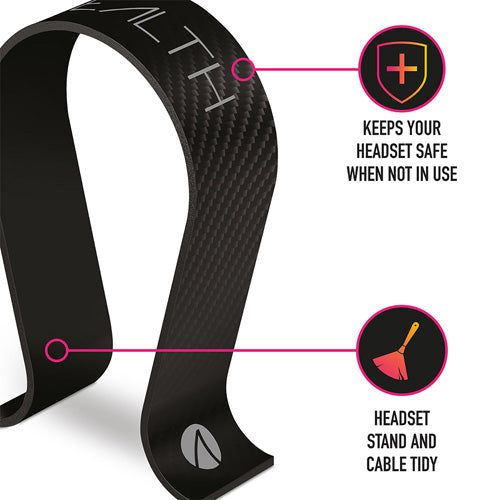 STEALTH Gaming Headset Stand - Carbon Effect - Console Accessories by ABP Technology The Chelsea Gamer