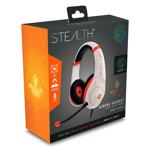 STEALTH XP-Metallic Abstract Edition (Orange/White) - Console Accessories by ABP Technology The Chelsea Gamer