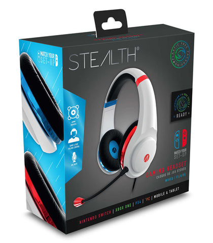 STEALTH XP-Match Gaming Headset - Red/Blue - Console Accessories by ABP Technology The Chelsea Gamer