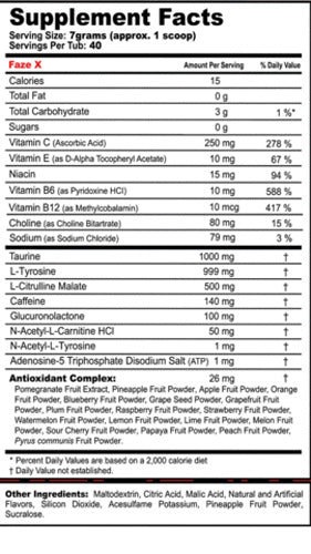 G Fuel - Faze X Tub - merchandise by G Fuel The Chelsea Gamer