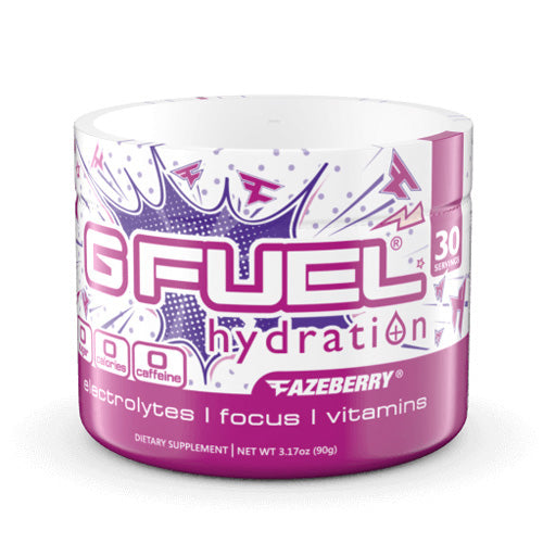 G Fuel Hydration - Fazeberry 0 Caffeine - merchandise by G Fuel The Chelsea Gamer