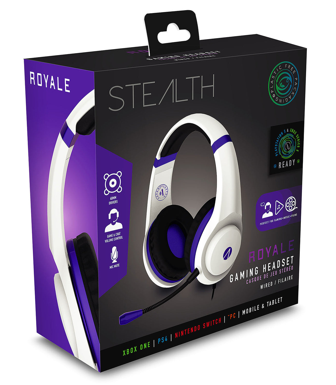 STEALTH XP-Royale Stereo Gaming Headset (Metallic Purple) - Console Accessories by ABP Technology The Chelsea Gamer