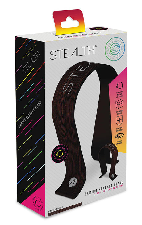 STEALTH Gaming Headset Stand - Wood Effect - Console Accessories by ABP Technology The Chelsea Gamer