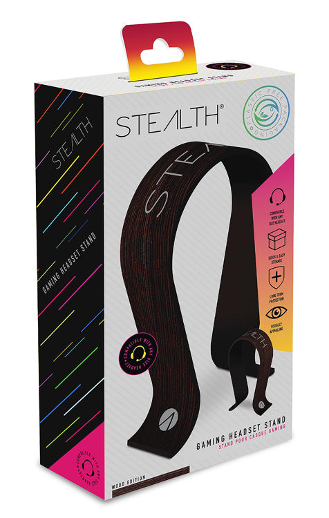 STEALTH Gaming Headset Stand - Wood Effect - Console Accessories by ABP Technology The Chelsea Gamer