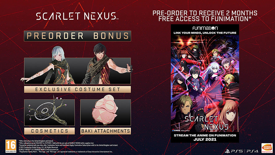 Scarlet Nexus - PlayStation 4 - Video Games by Bandai Namco Entertainment The Chelsea Gamer