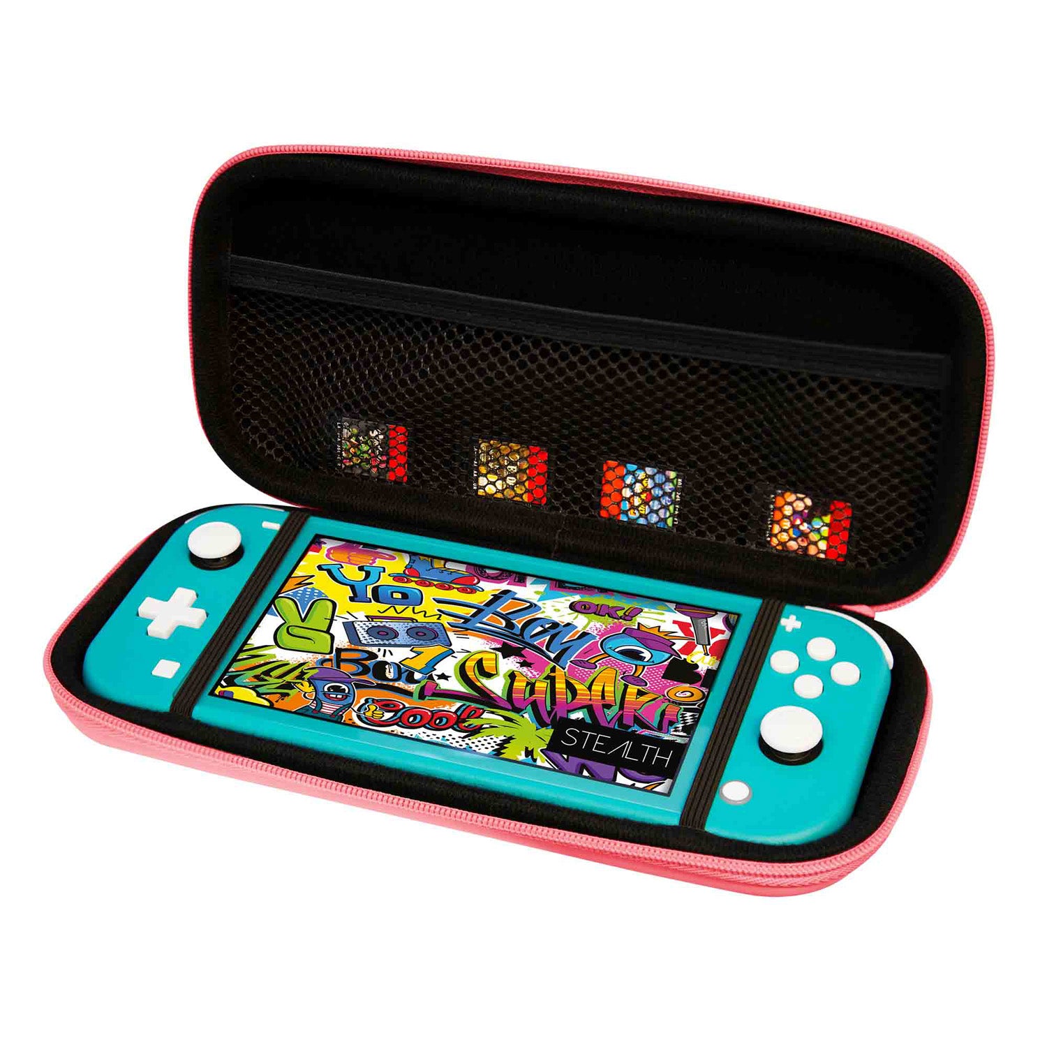 STEALTH Travel Case for Nintendo Switch Lite - SL-01 - Coral - Console Accessories by ABP Technology The Chelsea Gamer