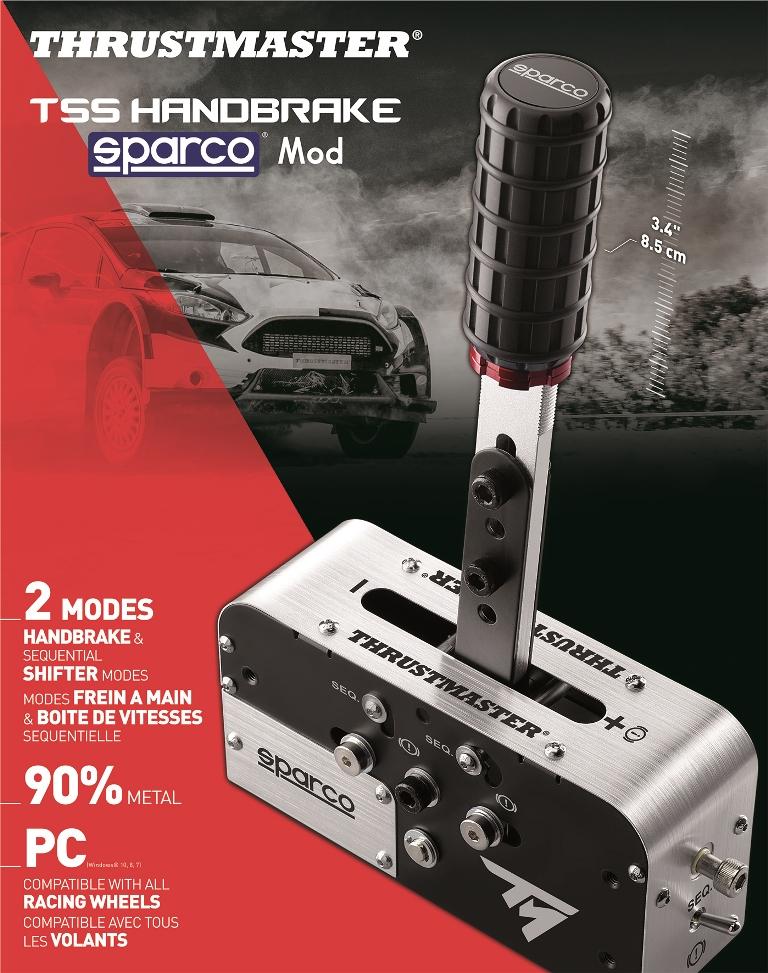 Thrustmaster TSS Handbrake Sparco Mod - PC Only - Console Accessories by Thrustmaster The Chelsea Gamer