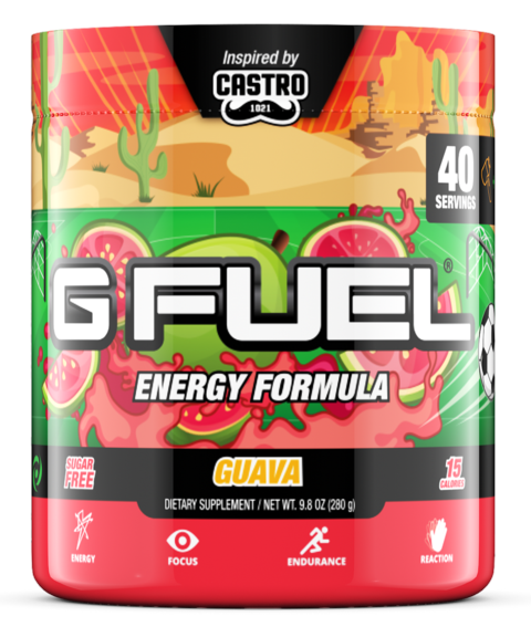 G Fuel - Castro Guava - merchandise by G Fuel The Chelsea Gamer