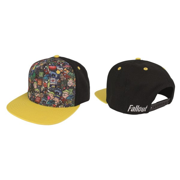 Fallout Snapback Cap Emoji - merchandise by Gaya The Chelsea Gamer