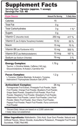 G Fuel - Hype Sauce Tub - merchandise by G Fuel The Chelsea Gamer