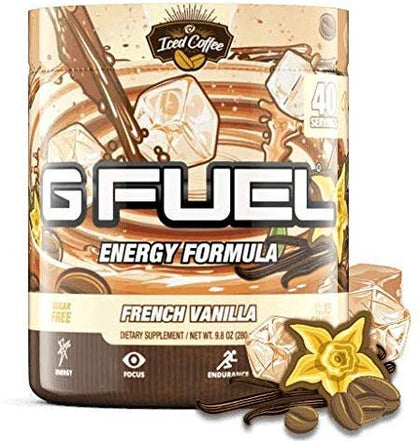 G Fuel - Iced Coffee French Vanilla Tub - merchandise by G Fuel The Chelsea Gamer