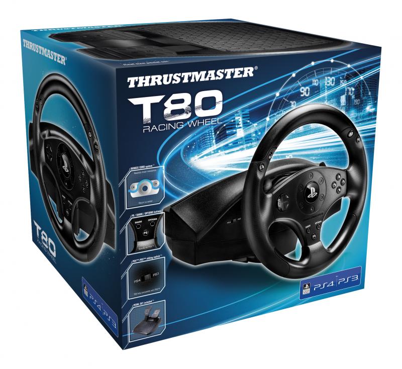 Thrustmaster T80 Racing Wheel - Console Accessories by Thrustmaster The Chelsea Gamer
