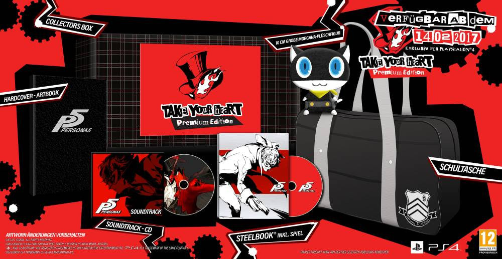 Persona 5 "Take Your Heart" Premium Edition - PS4 - Video Games by Deep Silver UK The Chelsea Gamer