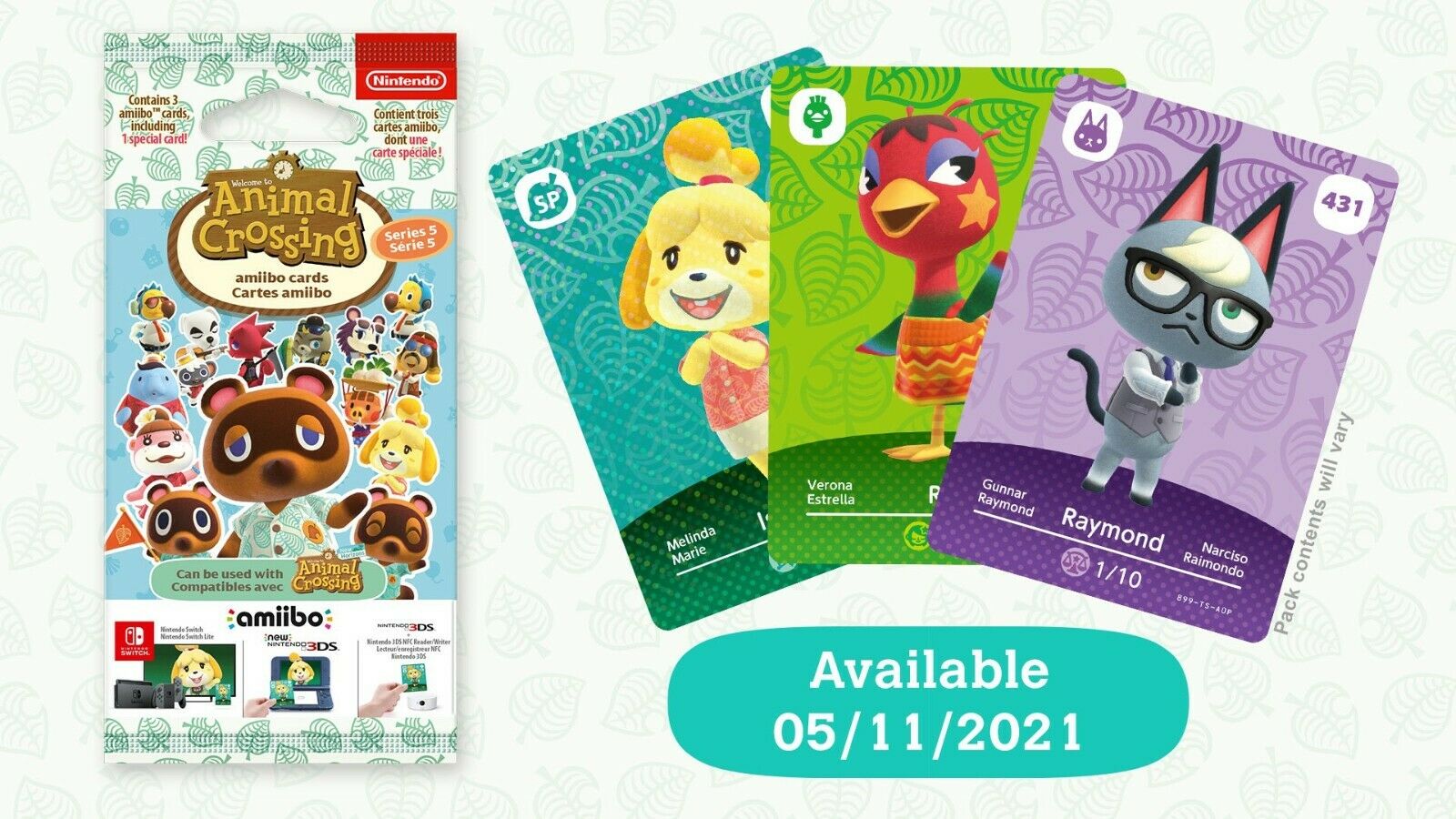 Animal Crossing 3 Card Set (Vol. 5) - Video Games by Nintendo The Chelsea Gamer