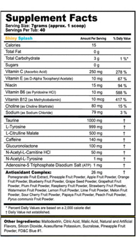 G Fuel - Shiny Splash Tub - merchandise by G Fuel The Chelsea Gamer