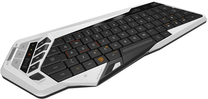 Mad Catz S.T.R.I.K.E.M Wireless Keyboard - White - Keyboard by Mad Catz The Chelsea Gamer