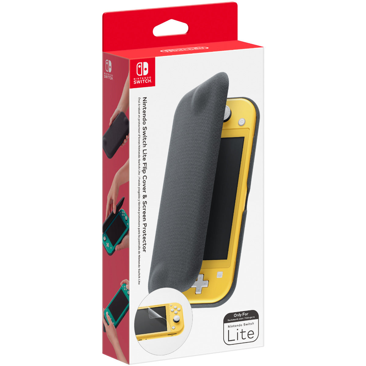 Nintendo Switch Lite Flip Cover & Screen Protector - Console Accessories by Nintendo The Chelsea Gamer