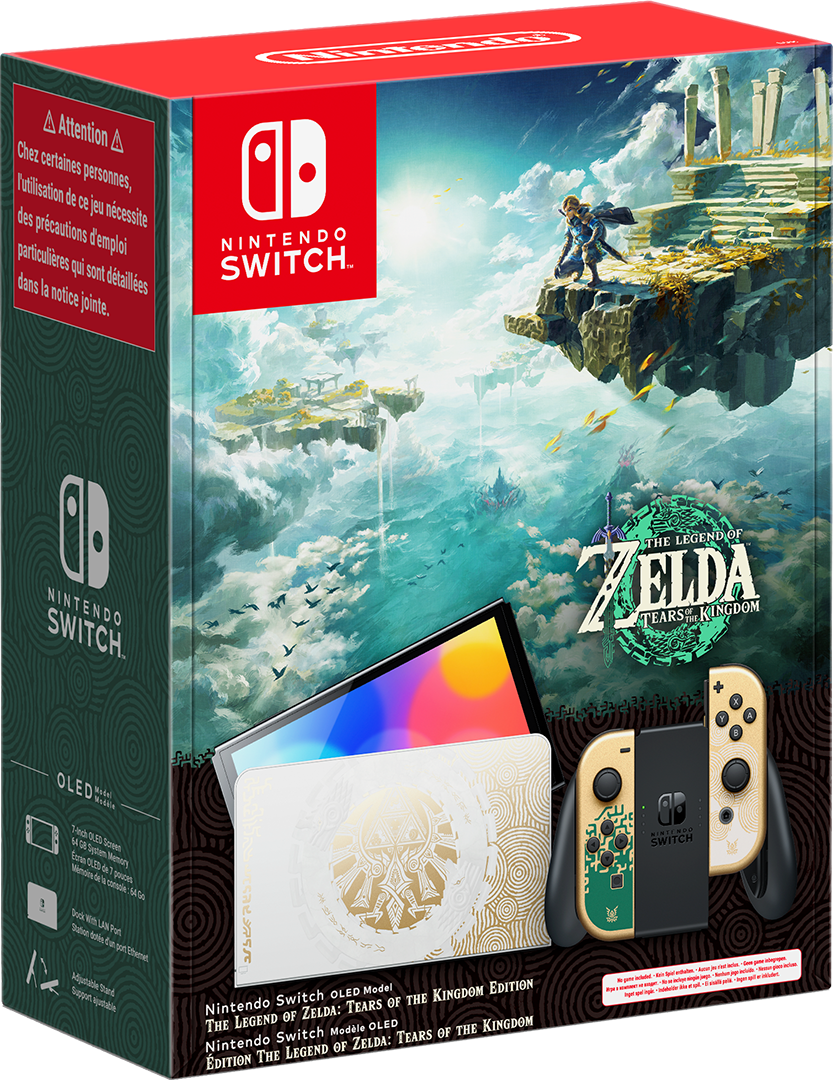 Nintendo Switch – OLED Model The Legend of Zelda: Tears of the Kingdom Edition - Console pack by Nintendo The Chelsea Gamer